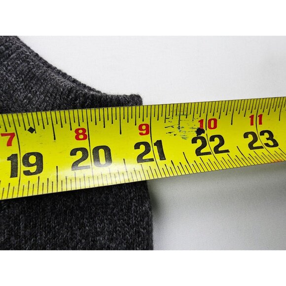 Geoffrey Beene Sz Medium Charcoal Gray Mens Extra Sofr Pullover Sweater Vest NWT - Picture 2 of 13